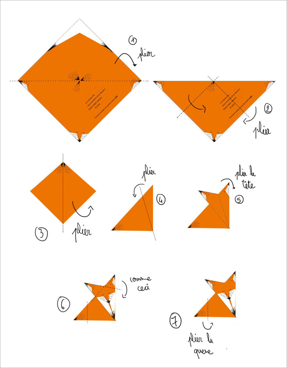 LE FAIRE-PART EN ORIGAMI - Minireyve