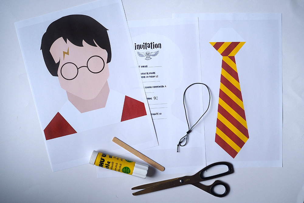 DIY gratuit : invitations pour anniversaire Harry Potter