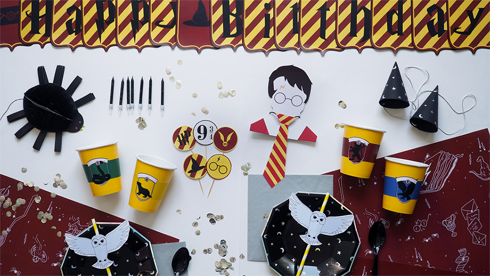 Harry Potter Kids Thème Fête d'anniversaire Décoration Kits