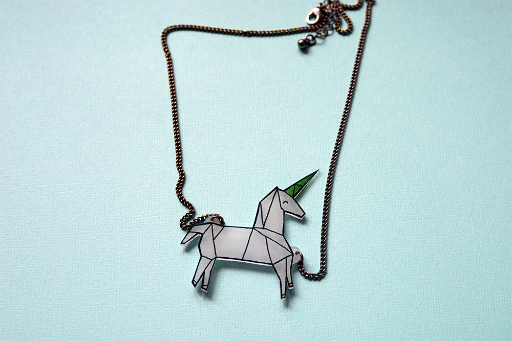 Collier Licorne En Acier Inoxydable - Avec Ou Sans Boucles D'oreilles Assorties - Longueur Réglable 40+5 Cm - Pendentif 21 Mm